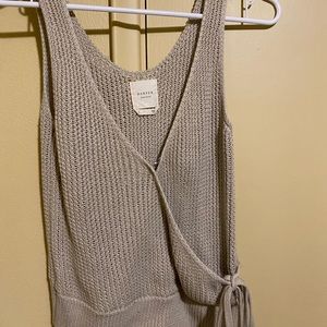 Knit tank top